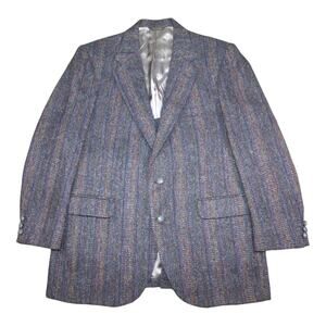 Stafford x Harris Tweed Herringbone Wool Sport Coat 42R